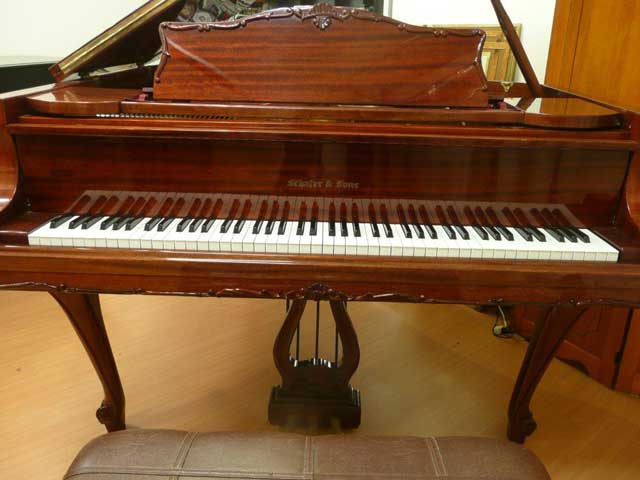 Schafer & Sons Art Case Baby Grand Piano  